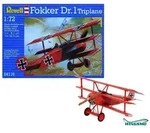 Revell Flugzeuge Fokker Dr. 1 Triplane 1:72 04116