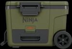 Ninja FrostVault 42L K&uuml;hlbox mit R&auml;dern und Trockenzone in Gr&uuml;n | FB245EUUKDBGN 
