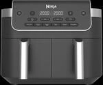Ninja DualZone 7,6-l-Hei&szlig;luftfritteuse mit 2 Schubladen in Schwarz | DZ801EU |...