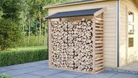 Kaminholzunterstand XL inkl. Dacheindeckung