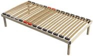Coemo Hochwertiges Bettgestell mit Lattenrost DORADO 100 x 200 cm Massivholz...