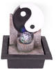 Lemodo Zimmerbrunnen mit LED-Beleuchtung, Dekobrunnen “Yin Yang” für die...