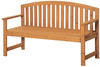 Outsunny Gartenbank 2-Sitzer Parkbank Sitzbank aus Holz bis 320 kg Bank Orange