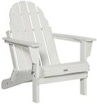 Adirondack Gartenstuhl faltbar Gartensessel Gartenm&ouml;bel Balkonstuhl Wei&szlig; 75 x 85 x