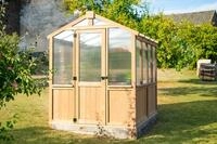 50NRTH Westmann Holz Gew&auml;chshaus Paul | Braun | 238x204x239 cm