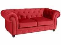 Max Winzer Orleans Sofa 2-Sitzer rot