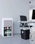 B&uuml;roschrank mit Rollladen Aktos L Wei&szlig;