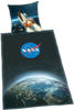 NASA Bettwäsche, 80x80 cm + 135x200 cm