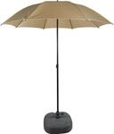 Strand-Sonnenschirm &Oslash; 2,0m Taupe