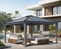 Gartenpavillon Dallas 4.3x4.8 anthrazit