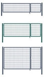 Home Deluxe Doppelfl&uuml;gel Gartentor ADITUS anthrazit 100 x 350 cm