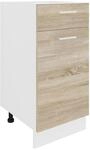 VCM K&uuml;chenschrank Breite 40 cm Schublade Unterschrank K&uuml;che K&uuml;chenm&ouml;bel Esilo
