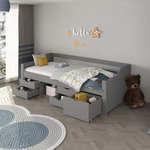 Home Deluxe HOME DELUXE Kinderbett COSMOS mit Schubladen und Matratze - 90 x...
