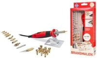 Brandmal-Set mit An/Aus-Kolben und 20 Aufs&auml;tzen