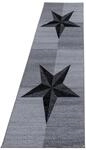 Ayyildiz Teppich, PLUS 8002, GREY, 80 x 300 cm