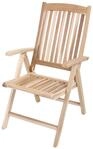 Harms Hochlehner JAVA, Teak,5-fach verstellbar