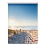 Lichtblick Rollo Klemmfix, ohne Bohren, blickdicht, Ostseestrand - Blau, 60 x...