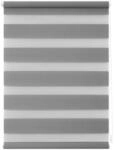 Lichtblick Duo-Rollo Klemmfix, ohne Bohren - Grau, 100 cm x 150 cm (B x L)
