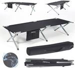 Feldbett Campingbett bis 180 kg In-und Outdoor Camping faltbar, inkl....