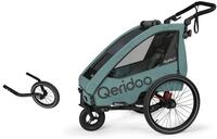 Qeridoo Qeridoo Qupa Plus Fahrradanh&auml;nger mit Joggerrad 14''- SET