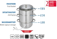 ELO Basic &ndash; Dampfentsafter 26cm / 13,3 L