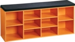 Universal-/ Schuhschrank mit Sitzkissen