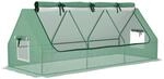 Mini Gew&auml;chshaus Fr&uuml;hbeet mit UV-Schutz f&uuml;r Garten, Balkon, Gr&uuml;n