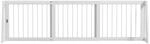PawHut Absperrgitter Hund, 71-190 x 56 cm Faltbar T&uuml;rschutzgitter mit 3...