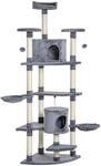 Katzenbaum Ecke Kratzbaum Spielbaum Katzenkratzbaum Katzen Kletterbaum Hellgrau...