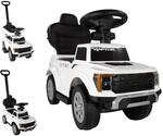 Lemodo Rutschauto Ford F-150 wei&szlig; mit Schiebestange, B&uuml;gel und Staufach