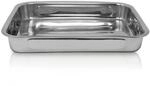 Edelstahl Vierkantpfanne 40 x 28 x 6 cm