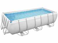 Bestway® Power Steel™ Frame Pool-Set mit Sandfilteranlage 404 x 201 x 100 cm,
