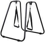 HOMCOM Dipstation Schwarz ca. 90 x 81 x 92,5 cm