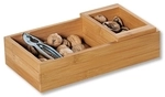 Kesper Nussschale, eckig, Bambus
