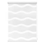 Lichtblick Duo Rollo Welle Klemmfix, ohne Bohren, Wei&szlig;, 90 cm x 150 cm (B x L)