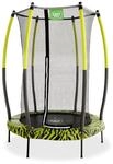 EXIT Tiggy junior Trampolin mit Sicherheitsnetz &oslash;140cm - schwarz/gr&uuml;n