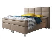 Boxspringbett Miami mit 7-Zonen-Taschenfederkernmatratzen und Topper, ca. 180 x 200