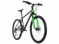 KS Cycling Mountainbike Hardtail 26'' Xtinct schwarz-grün RH 46 cm