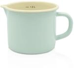 Emaillierter Milchtopf - mint - 12 cm