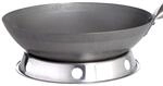 Paella World Original chinesischer Wok mit Holzgriff, &Oslash; 35 cm und...