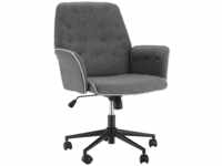 HOMCOM Bürostuhl mit Wippfunktion Drehstuhl Home-Office-Stuhl höhenverstellbarer
