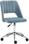 Vinsetto B&uuml;rostuhl Drehstuhl Schreibtischstuhl Blau 49 x 60 x 79-91 cm