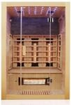 Infrarotkabine MILTON 135x105 cm, 6 Vollspektrumstrahler, 1-2 Personen