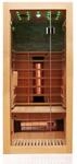 Dewello Infrarotkabine MILTON 90x90 cm, 4 Vollspektrumstrahler, 1 Person