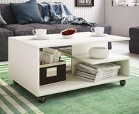 VCM Couchtisch "Stango" Wei&szlig;