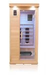 Dewello Infrarotkabine WINDSOR 90x90 cm, 4 Keramikstrahler, 1 Person