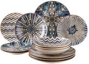 M&auml;ser Serie Iberico Blue, Tellerset 12 teilig f&uuml;r 4 Personen