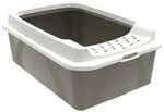 Rotho MyPet Eco Bonnie Katzenklo mit Top-Eingang, beige/weiss (recycelt)