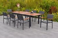 Merxx Paxos Set 9tlg. Ausziehtisch