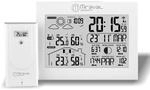 LCD Funk-Wetterstation mit Au&szlig;ensenor Wecker Funkuhr Kalender Vorhersage Hygro